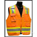 reflective safety vest with reflective polyester tape